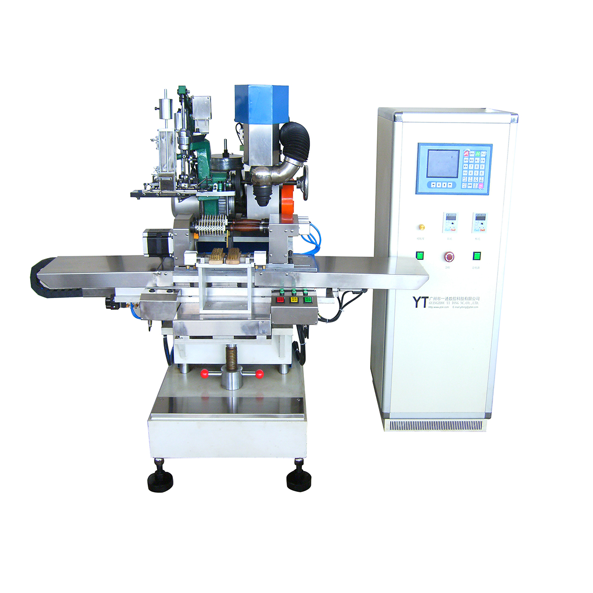 3 Axis 2 Head Shoe Brush Making Machine